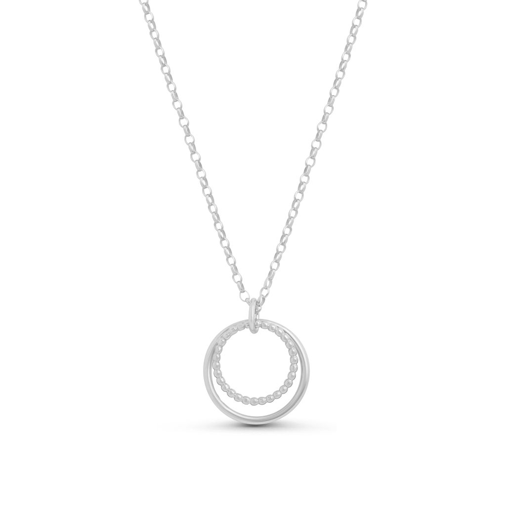 Small Hoop Pendant – Silver