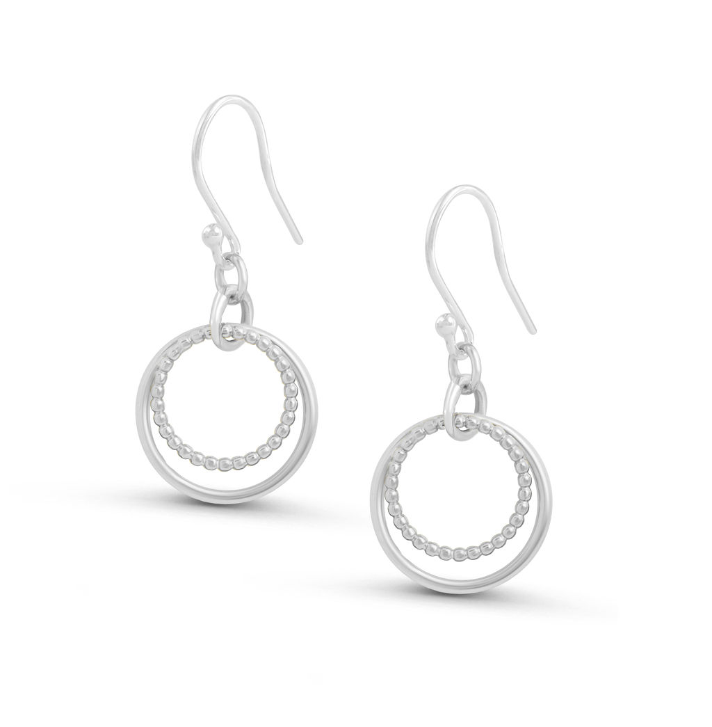 Small Hoop Earrings – Silver