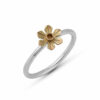 Daffodil Ring – Silver & Gold