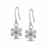 Daffodil Hook Earrings – Silver