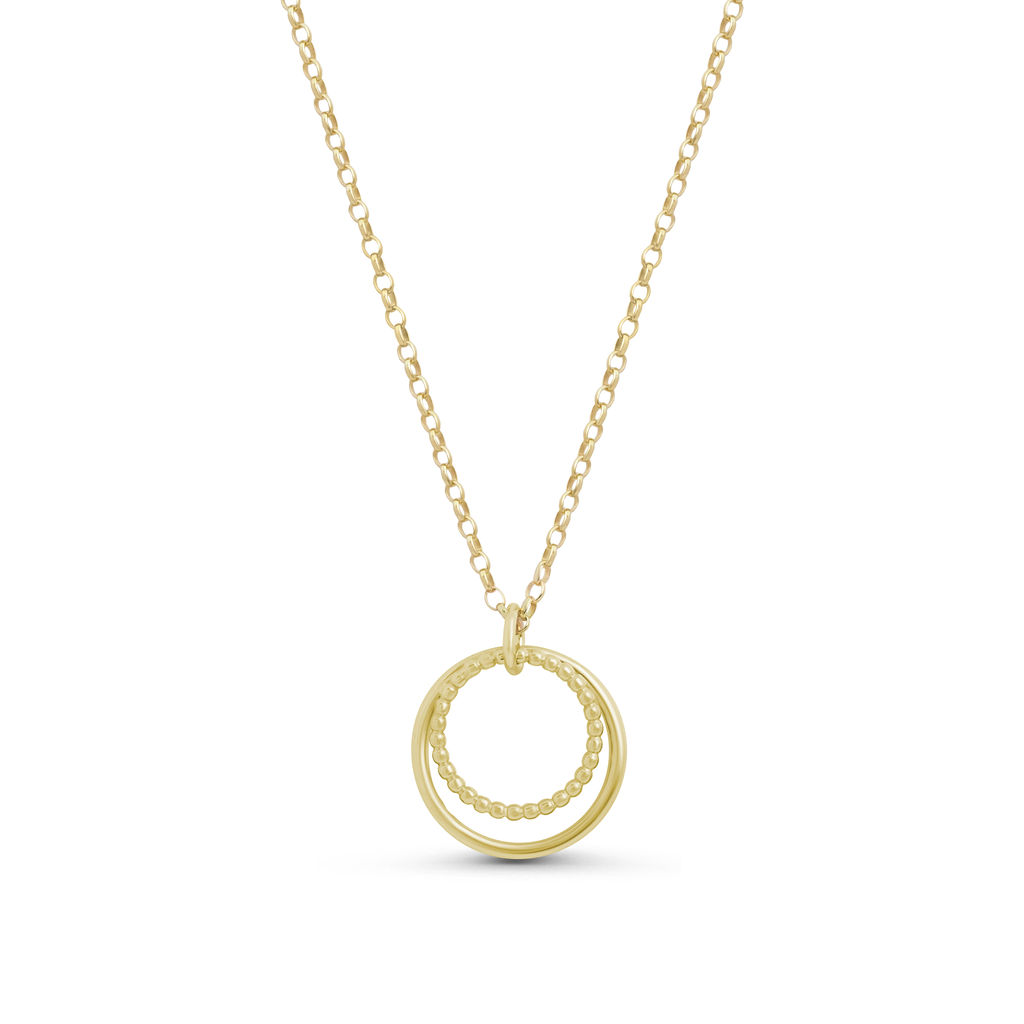 Small Hoop Pendant – Gold