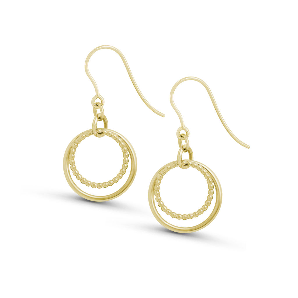 Small Hoop Earrings – Gold