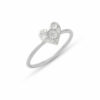 Floral Heart Ring – Large Heart