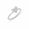 Floral Heart Ring – Medium