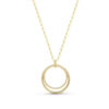 Large Hoop Pendant –  Gold