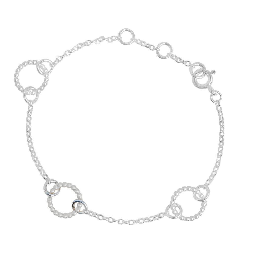 Large Hoop Bracelet – Silver