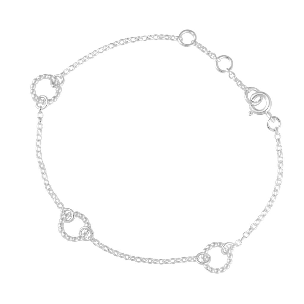 Small Hoop Bracelet – Silver