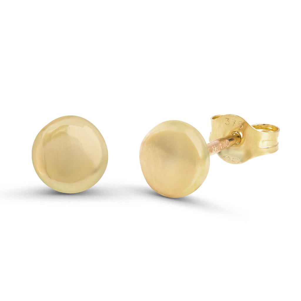 Dot Stud Earrings – 9ct Yellow Gold